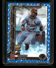 2025 Topps Holiday Masyn Winn Blue Metallic Holiday Lights #H193