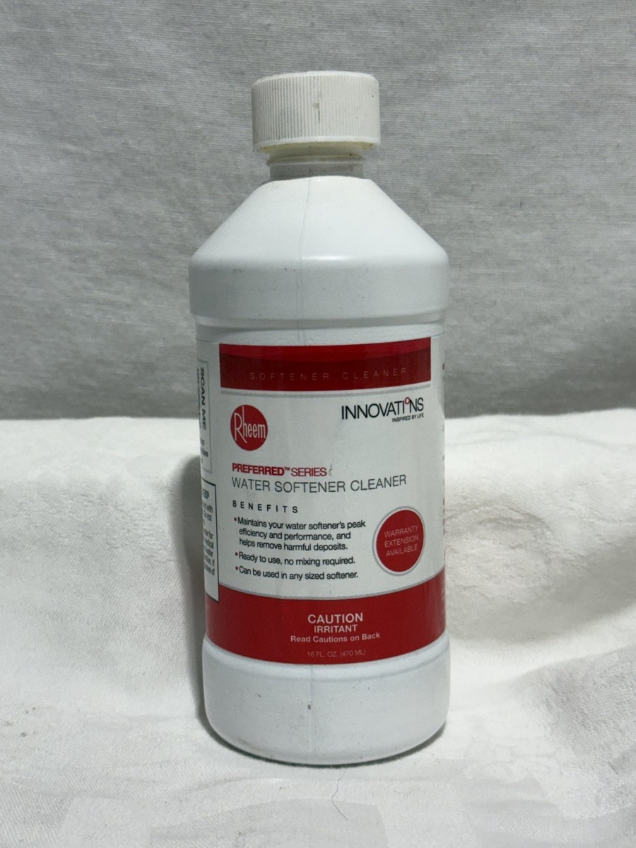 Rheem Preferred Series Water Softener Cleaner – 1 Pack, 7x3x3 Inch, US Made, Model RHWSC