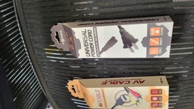 New AC Power Cord & AV Audio Video Cable Hookup Bundle SEGA DREAMCAST Tomee