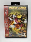 Mickey Mania  Sega Genesis Complete In Box CIB Tested & Works. Nice Shape