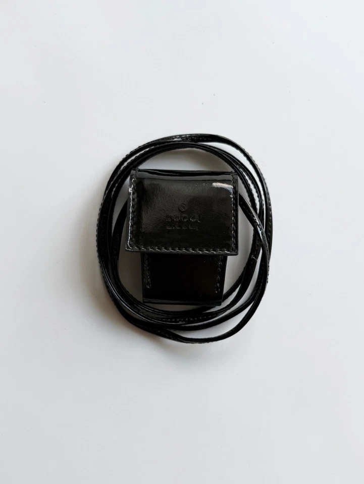 Collar de Cuero Gucci Tom Ford Estilo Gargantilla Negra Con Caja Hecho en Italia Foto 3 de 4