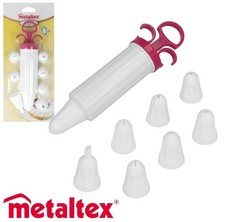 8 teiliges Cupcake-Füllspritzen-Set Garnierspritze Spritztüllen Kuchen Torten