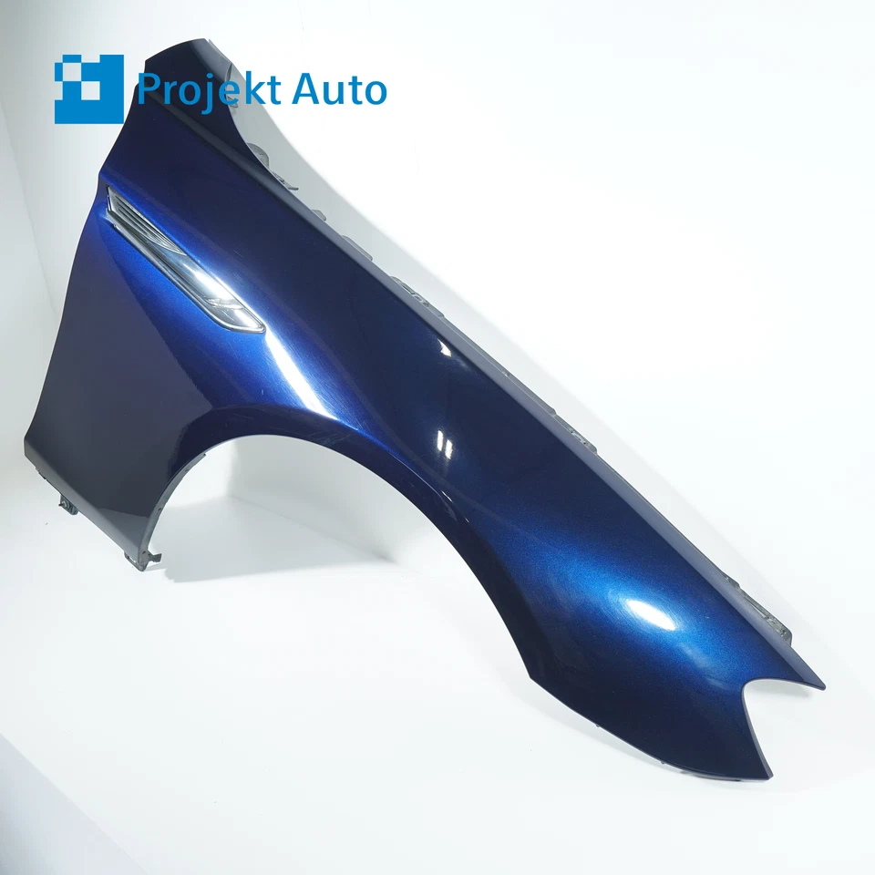 12-19 OEM BMW Front Right Fender X10 Tanzanite Blue 650i 640i F13 F06 F12 - Image 3 of 4