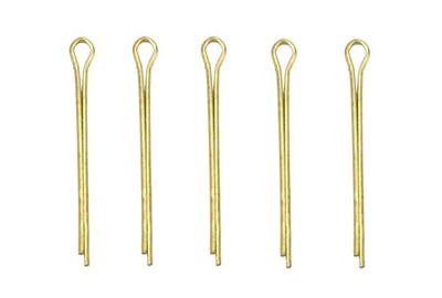 Cotter Pin 5/32  x 1  Marine Grade C260 Brass McMaster-Carr 98450A220 5-Pack