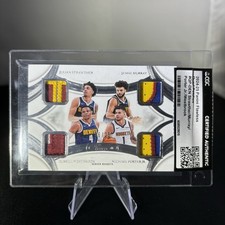 Flawless Basketball 2024-2025 Denver Nuggets Quad Patches #QP-DEN /25