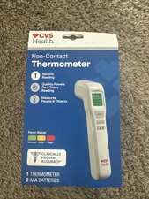 Thermometer Non-Contact CVS Health Sealed in Package Infrared 12 Memory