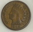 1893 Indian Head Cent Penny 132-Year-Old Penny 19Q