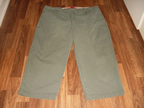 WOMENS GLORIA VANDERBILT STRETCH CAPRI PANTS SIZE 16P