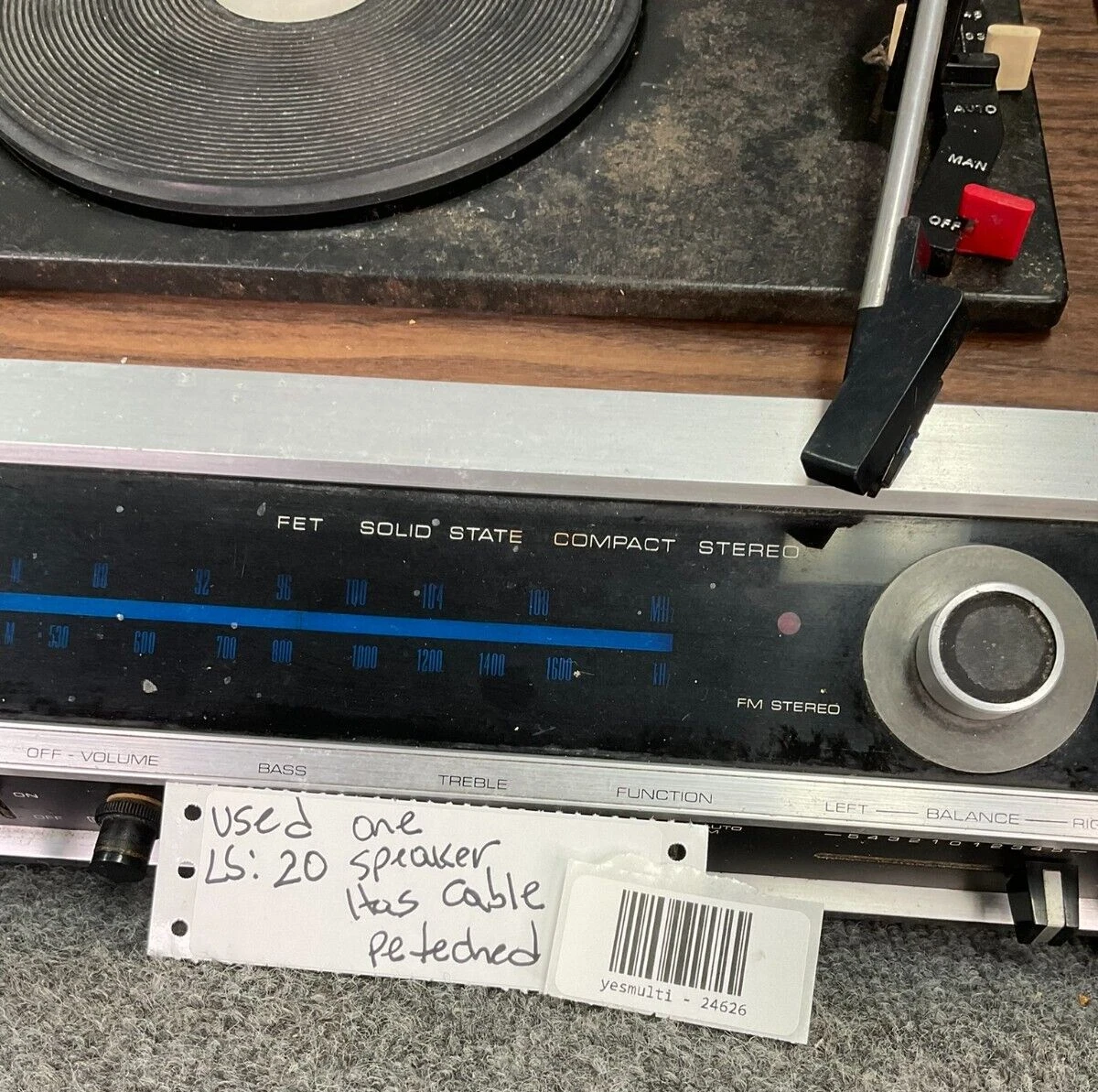 Vintage RARE Denon Mx-992 Am FM Analog Radio Tuner for sale online
