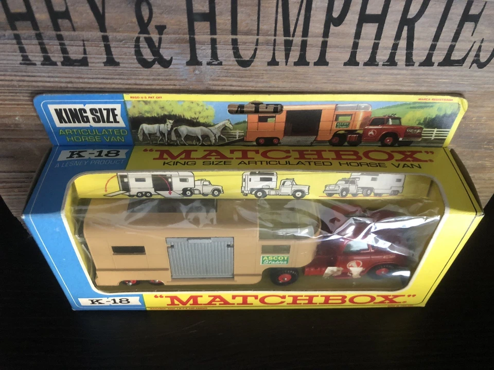 Matchbox King Size K-18A1.First Version 1.First OVP VNM von 1967 - Bild 2 von 4