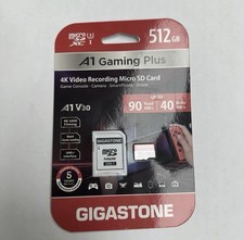 Gigastone 512GB Micro SD Card Gaming Plus - New