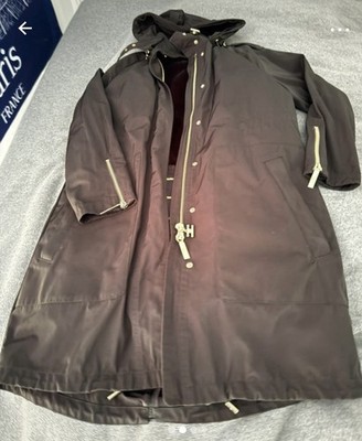 Damen Parka Mantel Gr.38 elisabetta Franchi Schwarz