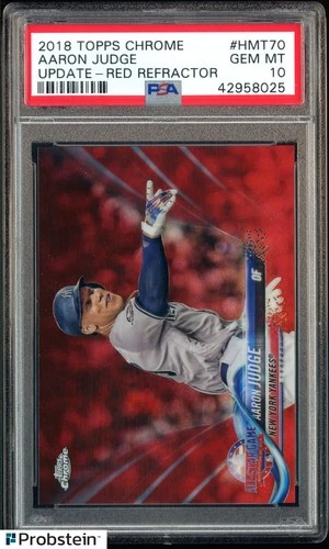 Aaron Judge 2018 Topps Chrome Aaron Judge Refractor
