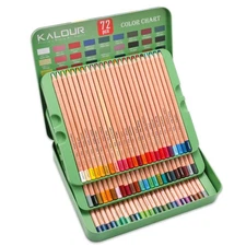 Pro Pastel Chalk Colored Pencils,Set of 72 Colors,Color Charcoal Pencils for ...