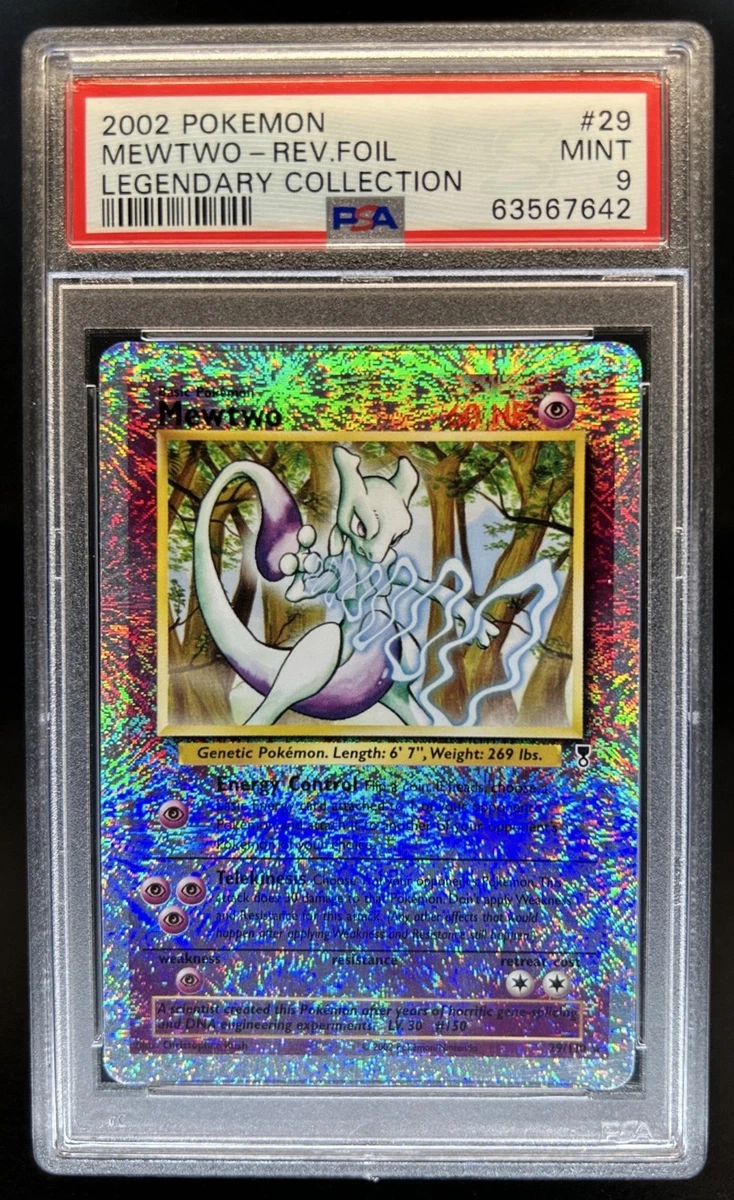 Mewtwo Pokémon TCG Professional Sports Authenticator (PSA) Grade 9