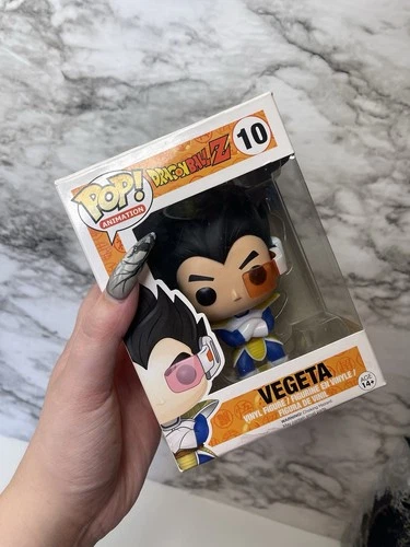 Funko Pop Animation Dragon Ball Z Vegeta #10 Vinyl Figure *VERY LIGHT BOX DAMAGE