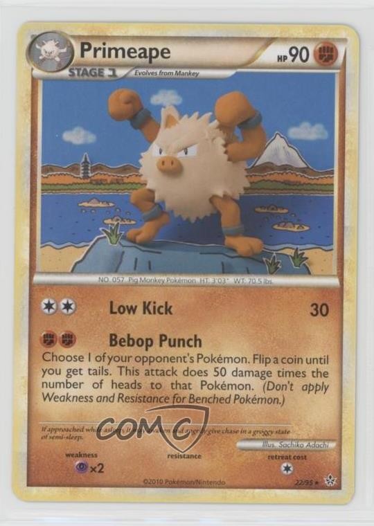 Primeape Pokémon HeartGold & SoulSilver Unleashed #22 2010