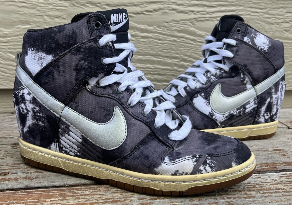 Nike Dunk High アートプリント Nike Dunk Sky Hi Print Black W - огромный выбор по лучшим ценам | eBay