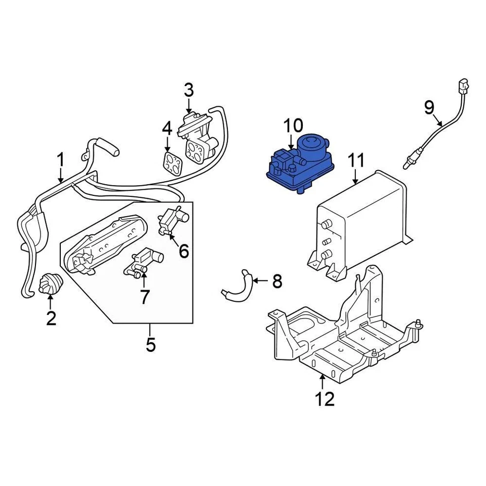 For Mitsubishi Lancer 2006-2017 Mitsubishi 1789A001 Vapor Canister Filter - Image 4 of 4