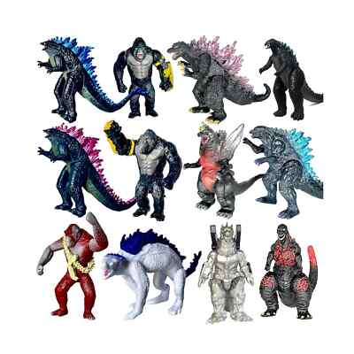 12-Piece Godzilla x Kong: The New Empire Action Figure Set