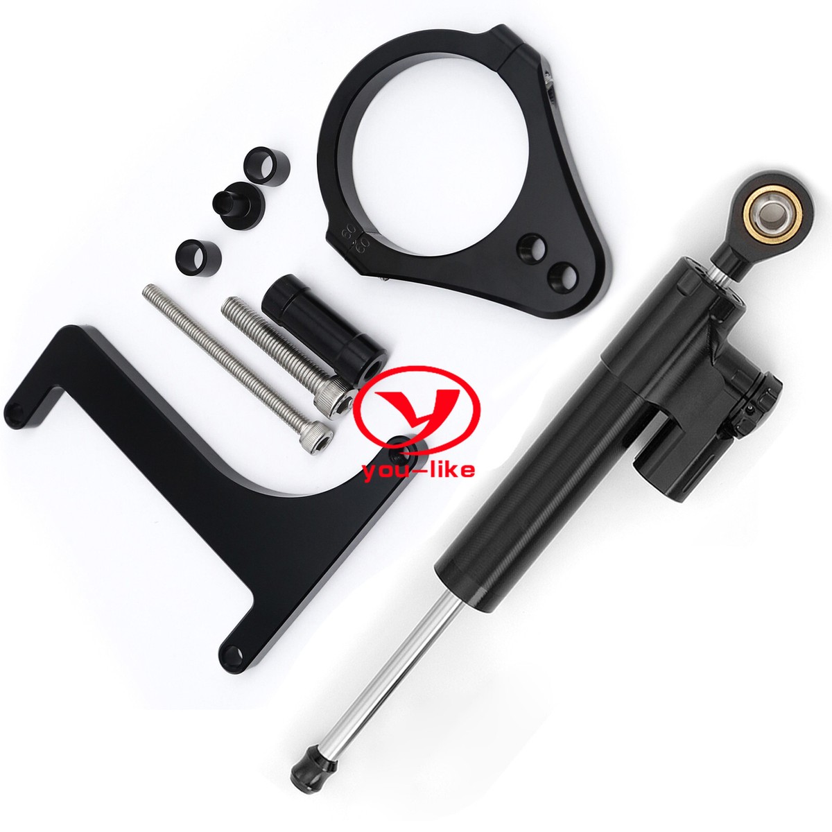 For inokim OX sub13 CNC Black&Black Steering Damper Stabilizer
