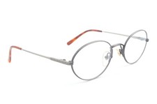 New Authentic Alain Delon AD2973 C2 80s Grey Silver Vintage Metal Eyeglasses
