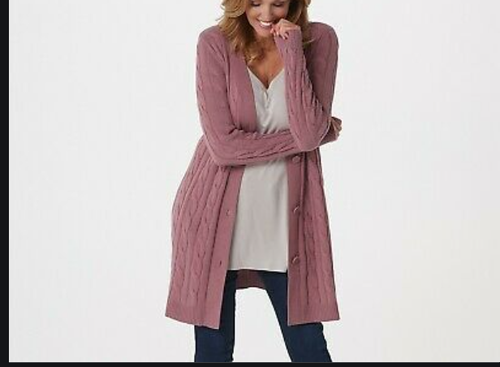 lisa rinna long cardigan