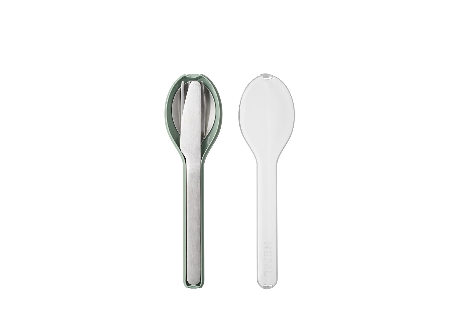 Mepal – 3-Piece Set Ellipse – Set On The Go - Consists of A Fork & Spoon