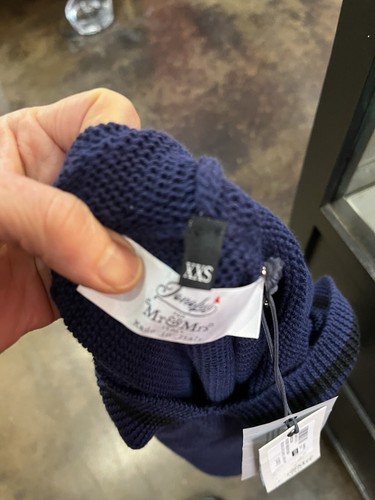 Mr & Mrs Italy Kapuzenpullover blau Baumwolle XXS - Bild 6 von 11