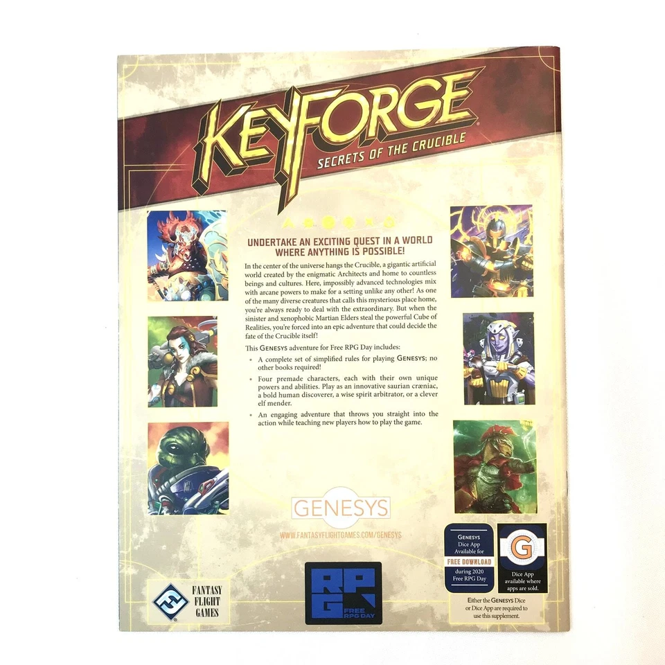 FFG Keyforge Secrets of The Crisol Fauces of Abraxas Genesys Juego de Aventura Foto 2 de 4
