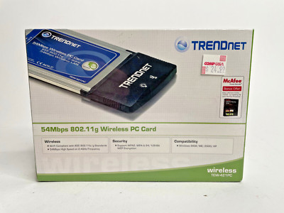 TRENDnet PC Cardbus Laptop 802.11g Network Adapter (TEW-421PC) NEW, UNOPENED