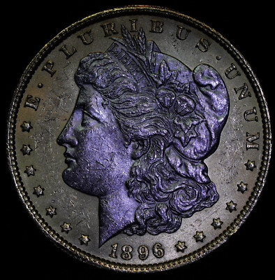 1896 Philadelphia Morgan Dollar USA GOLD Lady Liberty 90% Silver