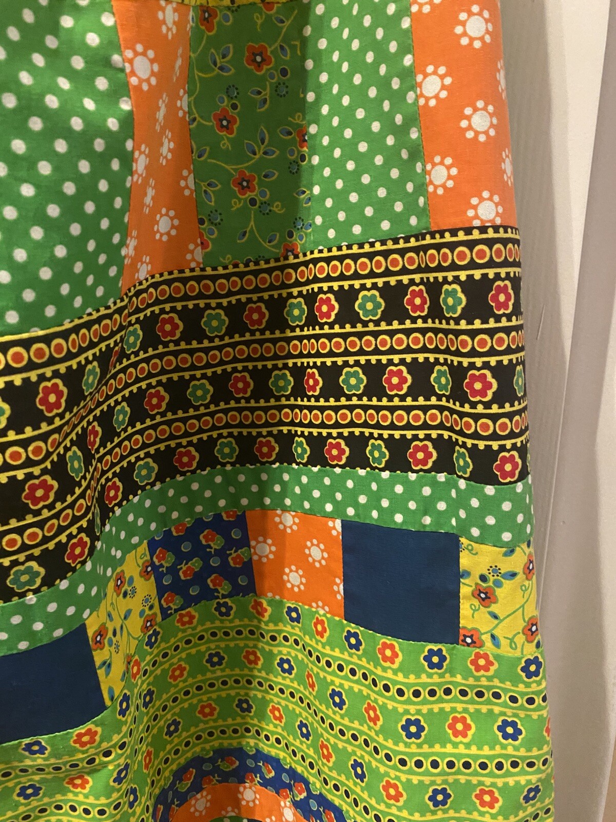 Vintage 1970's  Mountain Artisans Patchwork Maxi … - image 2