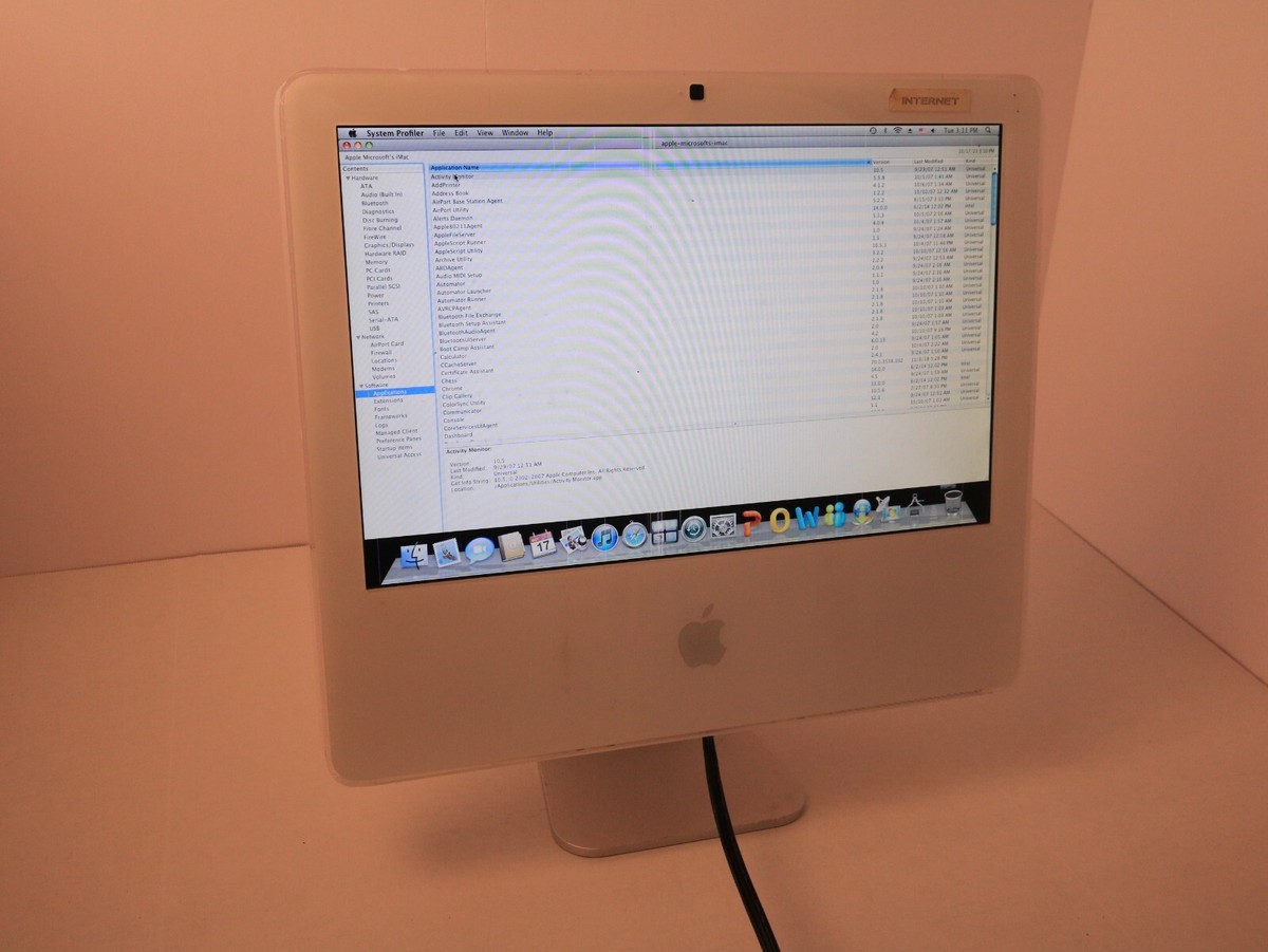 iMac G5 17インチ 中古美品・完動品 Apple iMac G5 17-inch widescreen computer 512MB 75GB | eBay