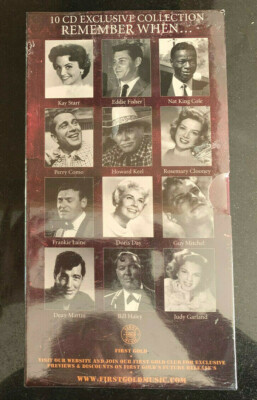 REMEMBER WHEN 10 CD Collection 200 recordings new sealed Doris Day Judy Garland