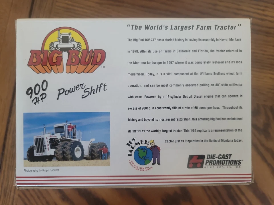 Big Bud 16V-747 Modern Field Ed. 1:64 Scale - Image 4 of 4