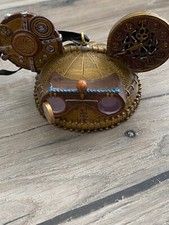 Disney Parks Steampunk Ear Hat Mickey Christmas Limited Edition Ornament Bronze