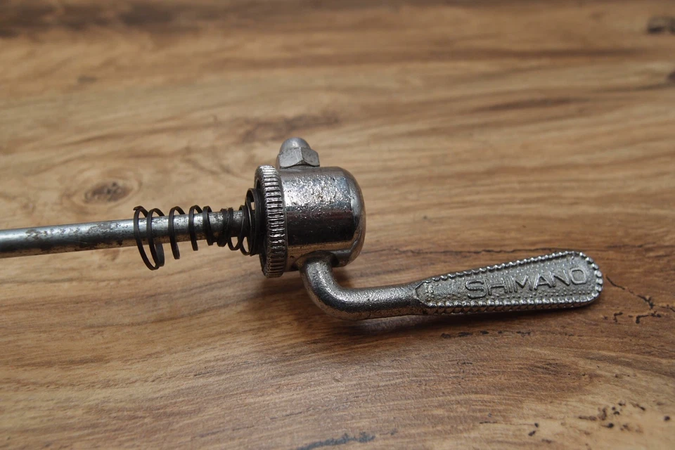 vintage front skewer Shimano made in Japan quick release - Image 4 of 4