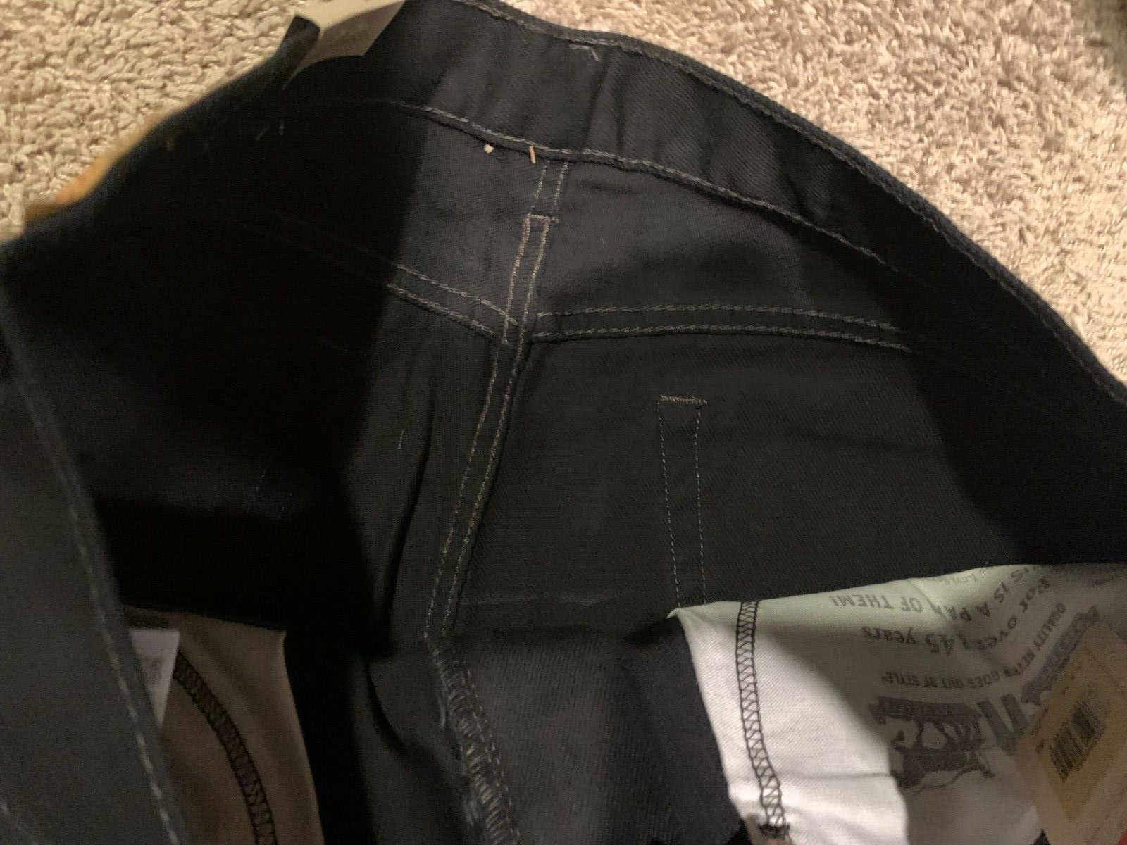 Levi's 550 Relaxed Fit Black Jeans 100% Cotton Men's 36X34 NWT RT$$64.50 0260 A4 thumbnail 7