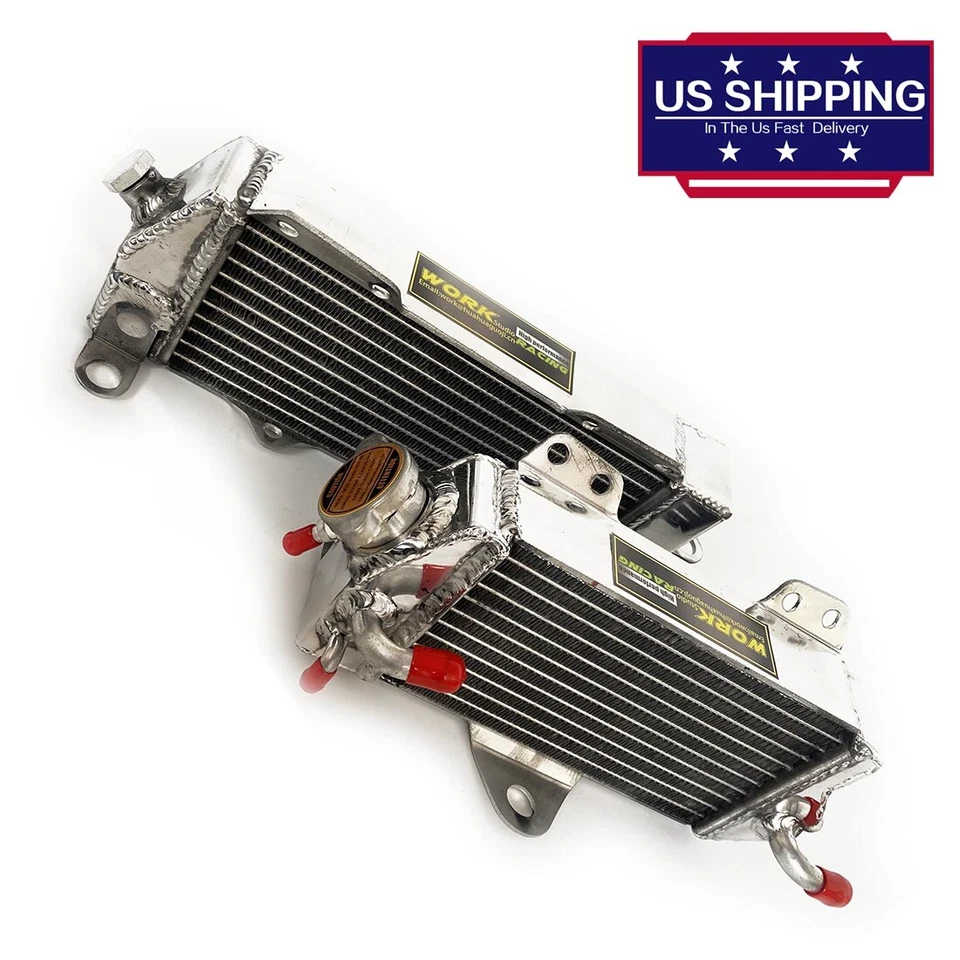 Radiador de aluminio y mangueras negras para Kawasaki KX250 KX 250 1990-1993 1991 1992 1993 Foto 3 de 4