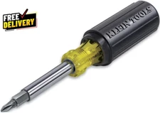 32500 11-In-1 Screwdriver / Nut Driver Set 8 Bits (Phillips, Slotted, To.......