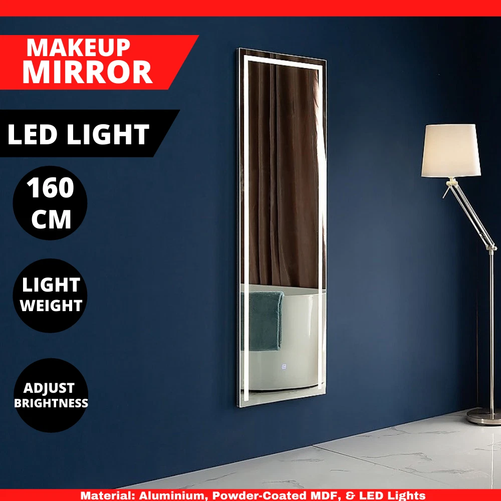 Hardwired vanity sale mirror