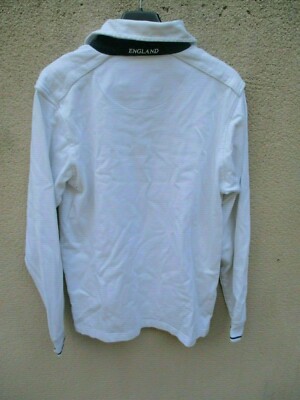 Maillot Rugby Vintage Angleterre - Heritage Blanc - Taille S - Oldschool