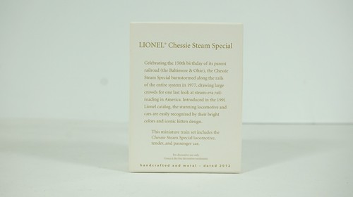 Hallmark Lionel 2012 Chessie System Set & 4449 Daylight Steam Locomotive NEW F3 - Picture 6 of 7
