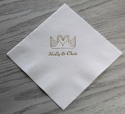 200 personalized cocktail napkins graduation wedding  baby shower birthday