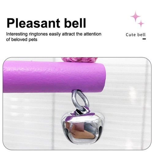 Bird Bois Debout Perch Swing Mochette Toys Parrot Heart officiel Swing Parrot Hamac