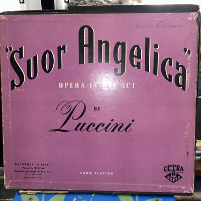 Puccini - Suor Angelica - A-50,030 - Vinyls' Box Set Damaged