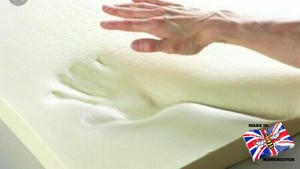 cot size memory foam mattress topper