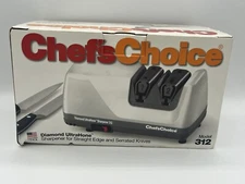 Chefs Choice 312 Diamond Hone Electric Knife Sharpener NICE!