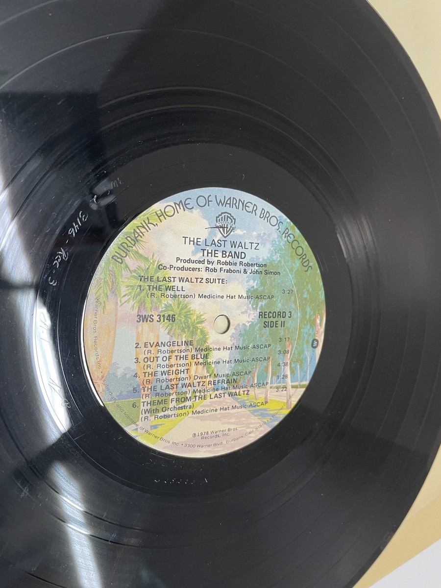 The Band The Last Waltz 1978 3x Vinyl LP Album Warner Bros